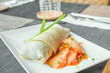 Beef burito with kimchi