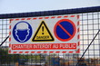 chantier interdit