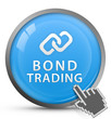 Illustration: Bond trading glossy icon Bond trading glossy icon