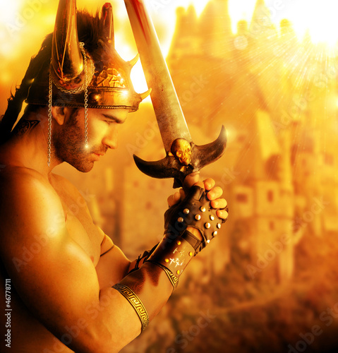 Photo: Golden soldier Golden soldier