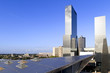 City skyline in Rotterdam close to central train station