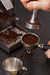 Making espresso