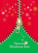 Zip Christmas abstract tree