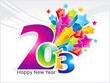 abstract new year background with stars