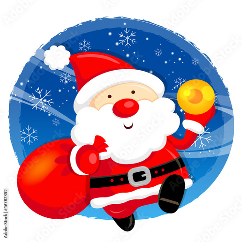Vector: Santa Claus and Rudolph mascot the event activity. Christmas Cha Santa Claus and Rudolph mascot the event activity. Christmas Cha
