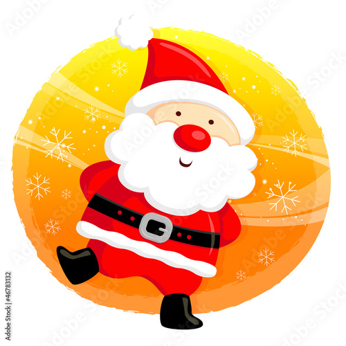Vector: Santa Claus and Rudolph mascot the event activity. Christmas Cha Santa Claus and Rudolph mascot the event activity. Christmas Cha