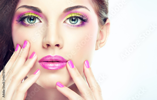 Photo: pink make up pink make up