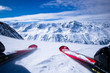 Skiing downhill