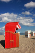 Strandkorb an der Ostsee