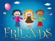 Illustration: friends friends