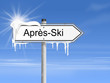 Schild Après-Ski