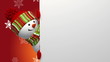 Video: Christmas snowman banner Christmas snowman banner