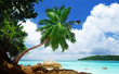 beach on Mahe island in Seychelles