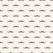 Seamless vector pattern texture gentleman mustaches background