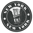 stamp NEW YORK