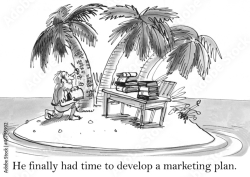 Illustration: He finally had time to calculate sales He finally had time to calculate sales