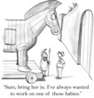 I've always wanted to work on horse
