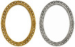 gold- & silberrahmen incl. clipping paths