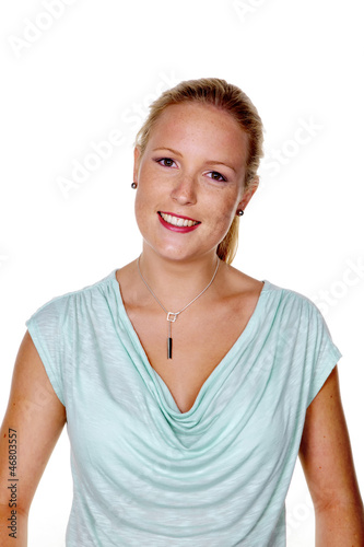 Photo: Junge, lächelnde Frau Junge, lächelnde Frau