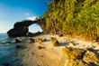 Photo: Natural Bridge Landmark Beach High Tide Bushes Natural Bridge Landmark Beach High Tide Bushes