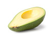 Avocado isolated on white