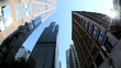 P.O.V. Driving Beneath Elevated Rail System Chicago, USA