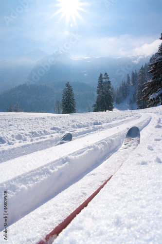Photo: Langlaufen auf der Langlaufloipe Langlaufen auf der Langlaufloipe