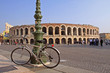 Photo: Arena di Verona con bicicletta Arena di Verona con bicicletta