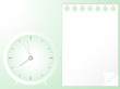 Vector: background with alarm time clock and office notepad background with alarm time clock and office notepad