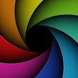 Colorful shutter aperture