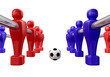 Foosball Kickoff Isolated Foosball Kickoff Isolated