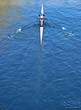 Foto: Canoa singolo con spazio negativo per testo Canoa singolo con spazio negativo per testo