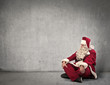 Sitting Santa Claus