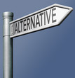 alternative road sign