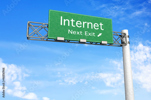 Illustration: Nächste Ausfahrt - Internet Nächste Ausfahrt - Internet