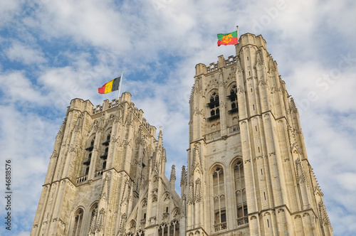 Photo: Top of the Cathedral of St. Michael and St. Gudula Top of the Cathedral of St. Michael and St. Gudula