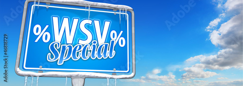 Illustration: Schild WSV Special Schild WSV Special