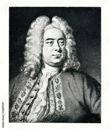 Photo: Portrait of composer George Frideric Handel Portrait of composer George Frideric Handel
