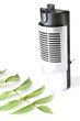 Electric air humidifier with leaf