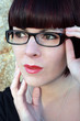 Damenhafte Eleganz mit Brille