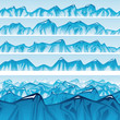 Seamless mountain range