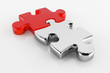 Foto: Puzzle red chrom Puzzle red chrom