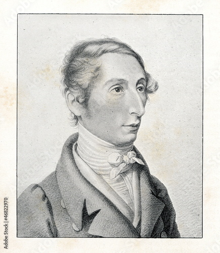 Photo: Portrait of german composer Weber Portrait of german composer Weber