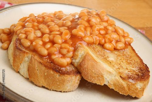 Photo: Baked Beans on Toast Baked Beans on Toast