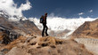 Ausblick in die Berge Annapurna Nepal