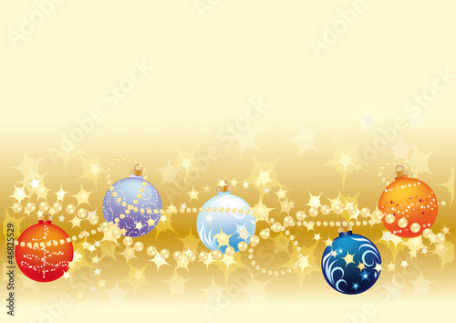 Vector: Gols Christmas background Gols Christmas background