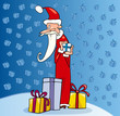 Vector: santa claus christmas cartoon illustration santa claus christmas cartoon illustration