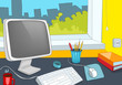 Vector: Office Place Office Place