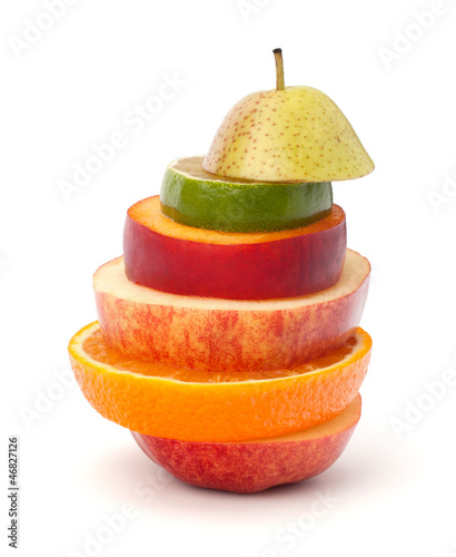 Photo: Mixed fruit slices Mixed fruit slices