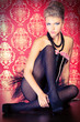 sitting woman